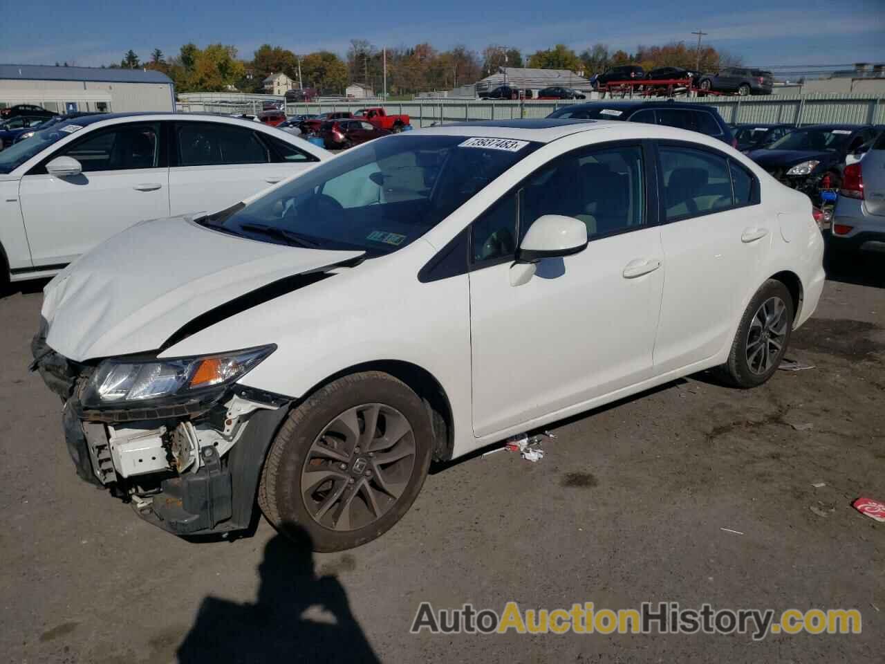 2013 HONDA CIVIC EX, 19XFB2F86DE280260