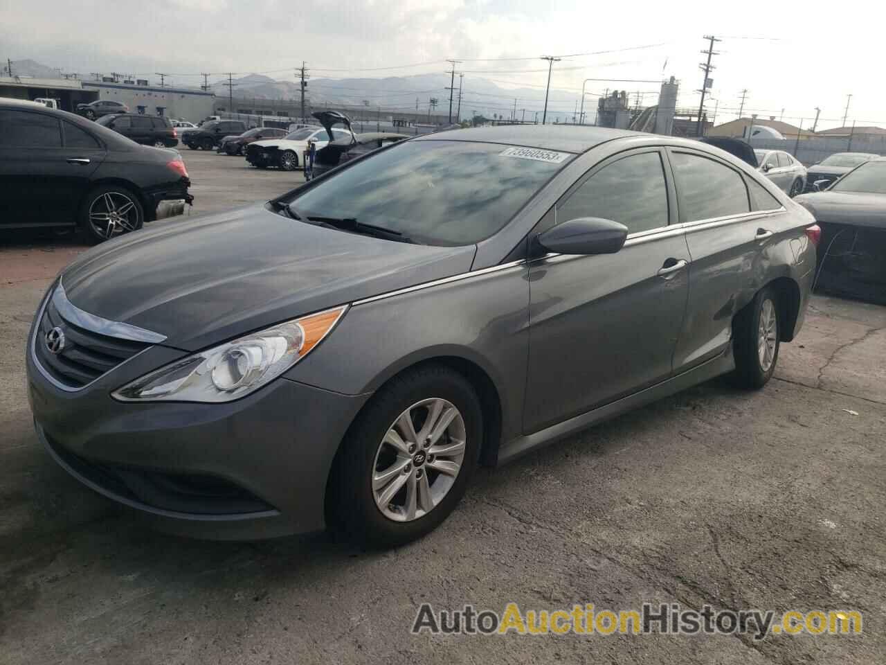 2014 HYUNDAI SONATA GLS, 5NPEB4AC9EH902933