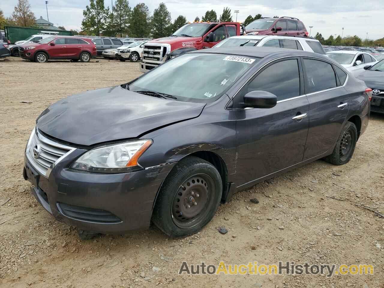 2015 NISSAN SENTRA S, 3N1AB7AP1FY362598