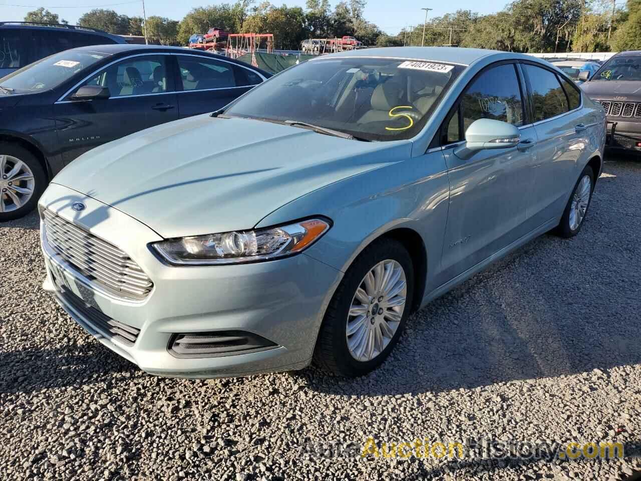 2014 FORD FUSION SE HYBRID, 3FA6P0LU4ER217472