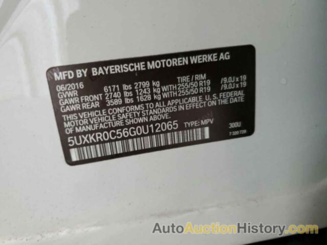 BMW X5 XDRIVE35I, 5UXKR0C56G0U12065