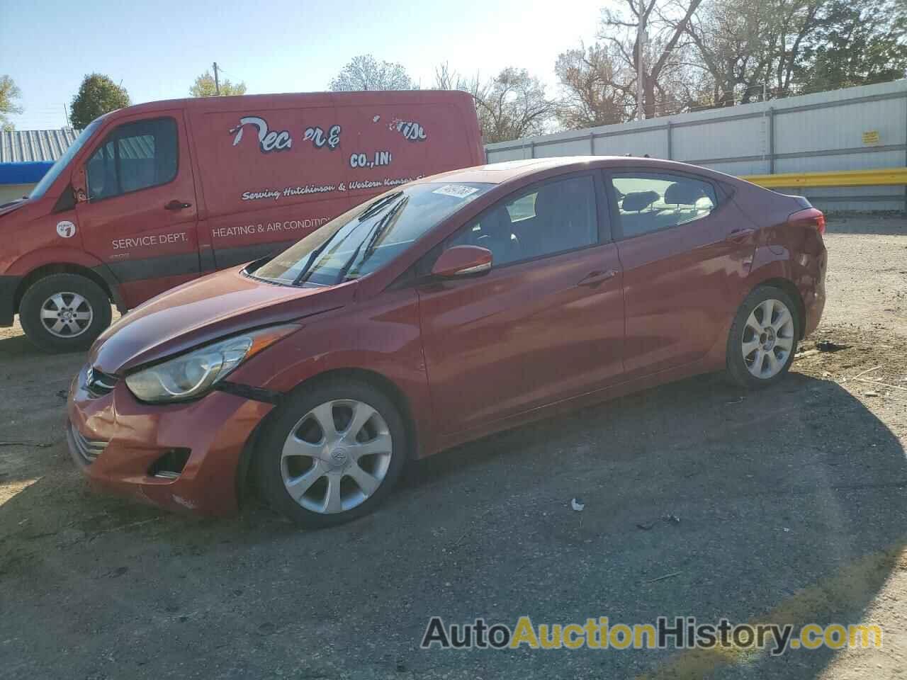 HYUNDAI ELANTRA GLS, KMHDH4AE9CU262555