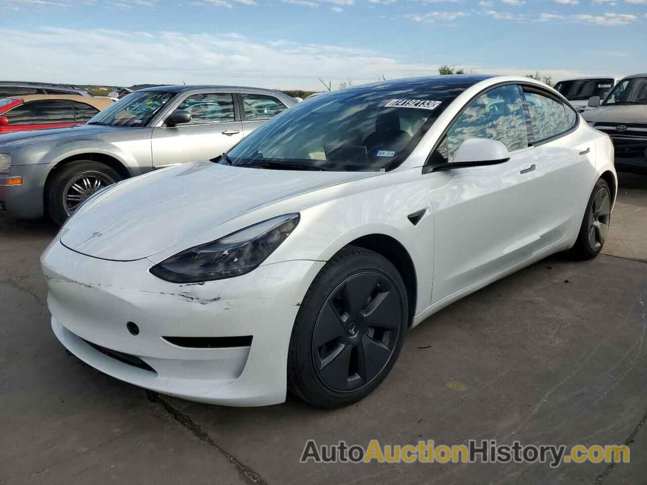 2022 TESLA MODEL 3, 5YJ3E1EA7NF187638