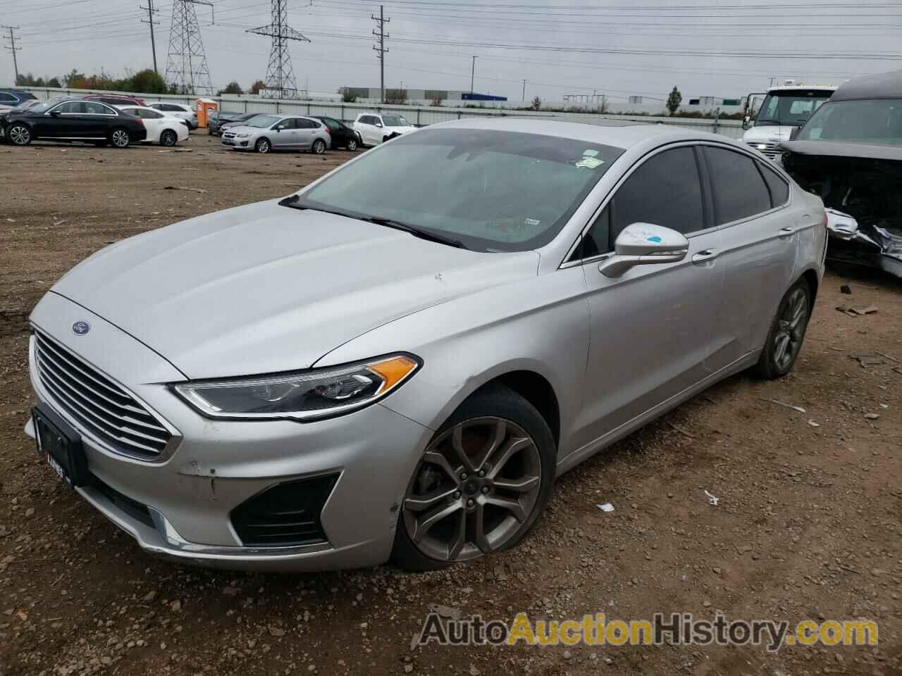 2019 FORD FUSION SEL, 3FA6P0CD5KR150781