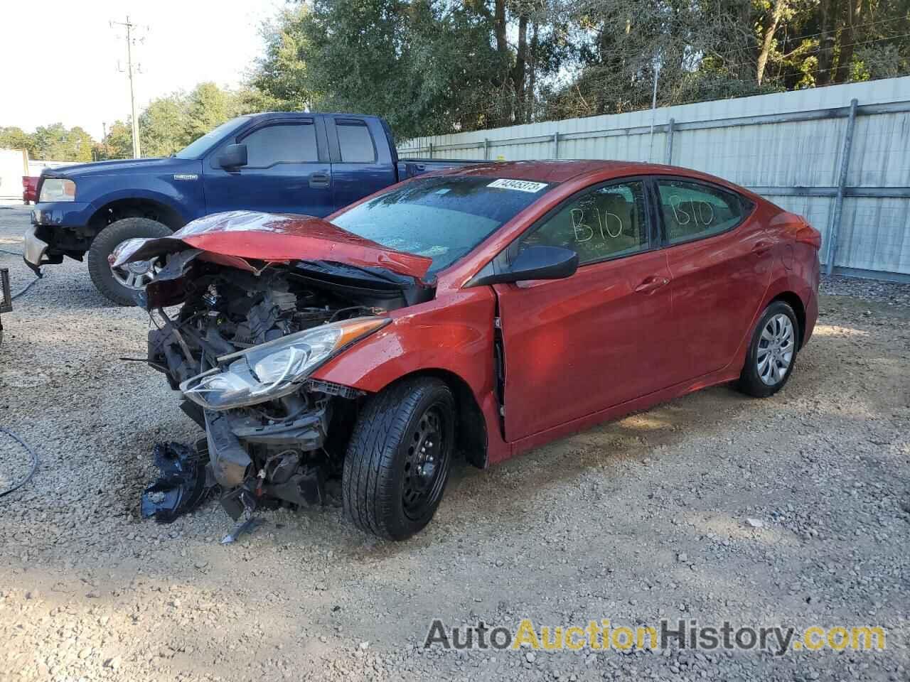 HYUNDAI ELANTRA GLS, KMHDH4AE0CU247135