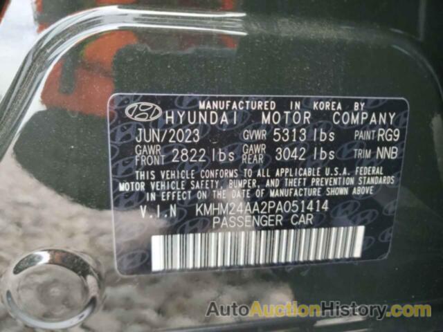 HYUNDAI IONIQ 6 SE SE, KMHM24AA2PA051414