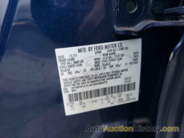 FORD EDGE SEL, 2FMDK3JC4CBA48475