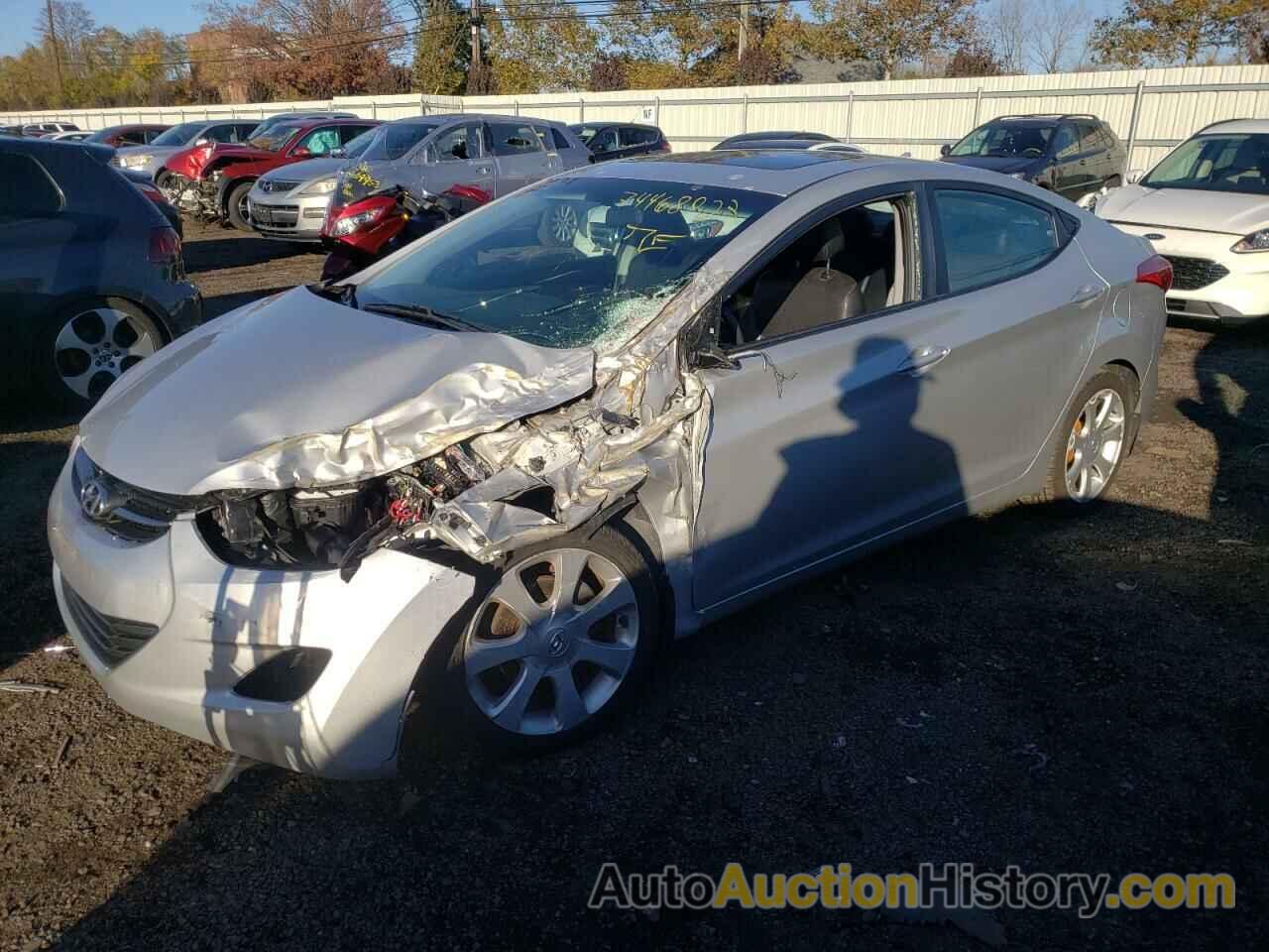 2012 HYUNDAI ELANTRA GLS, KMHDH4AE7CU474368