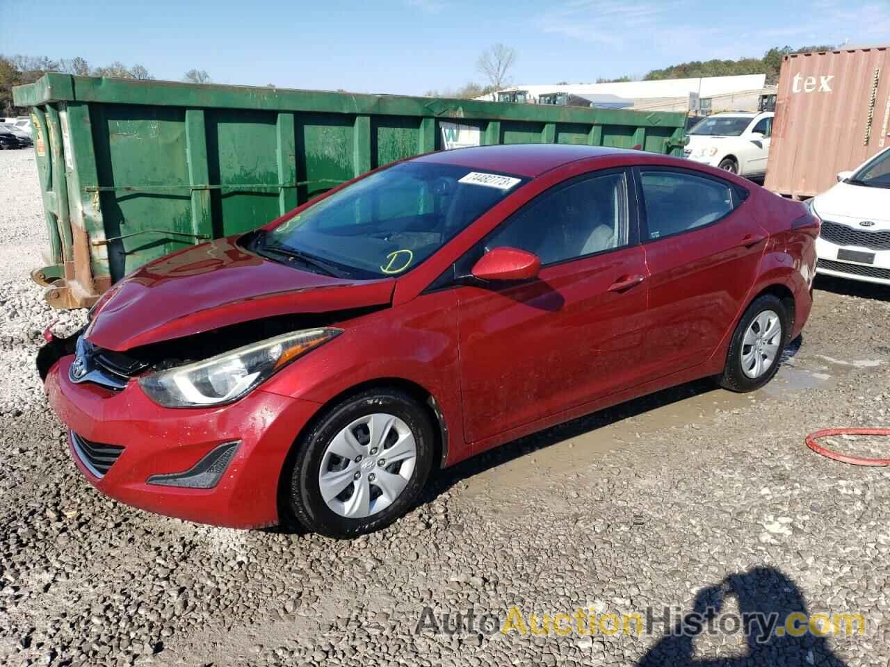 HYUNDAI ELANTRA SE, 5NPDH4AE9GH667934