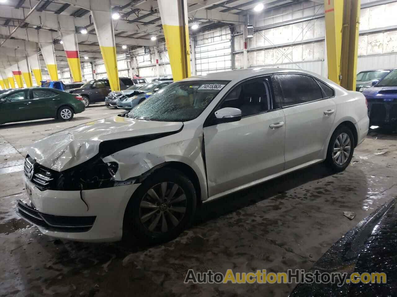 2014 VOLKSWAGEN PASSAT S, 1VWAP7A34EC005741