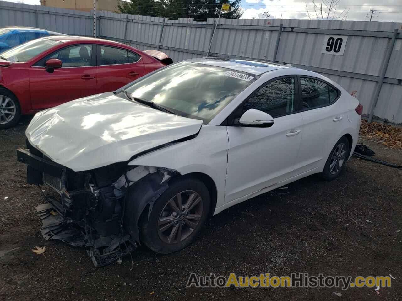 HYUNDAI ELANTRA SEL, KMHD84LF9JU616934