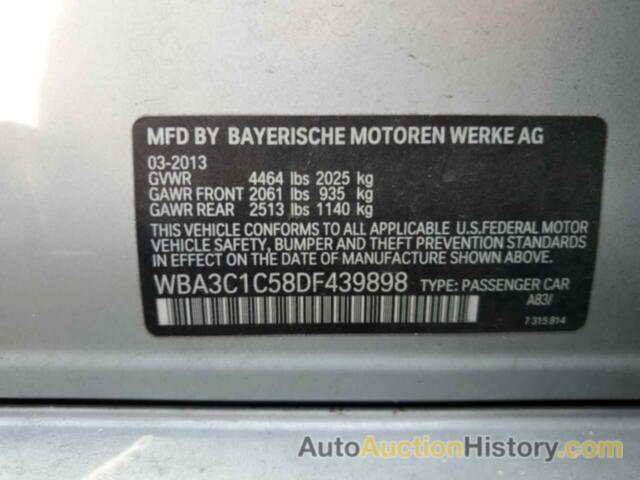 BMW 3 SERIES I SULEV, WBA3C1C58DF439898