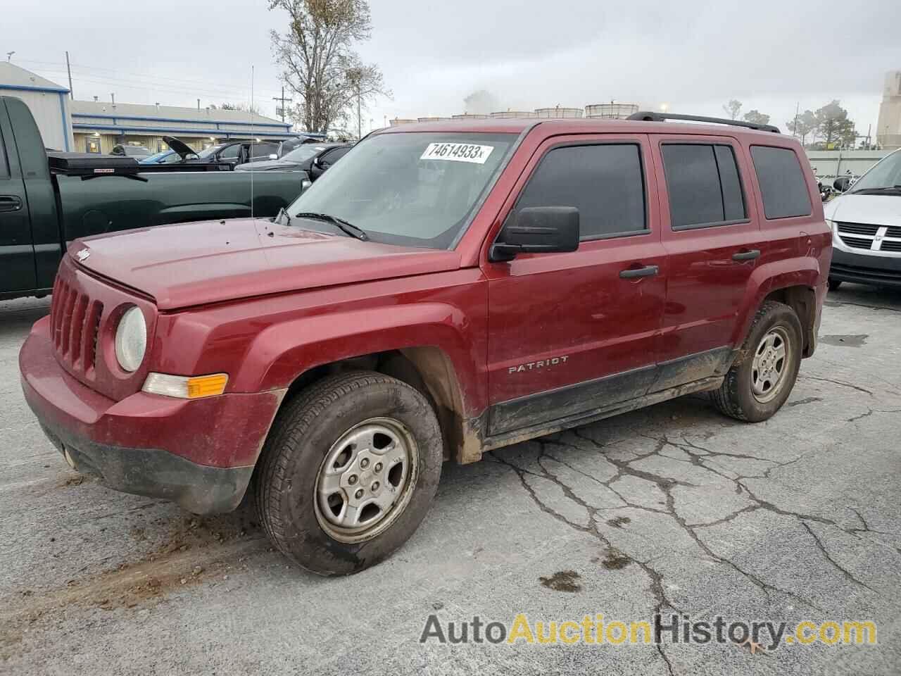 JEEP PATRIOT SPORT, 1C4NJPBB3GD569728