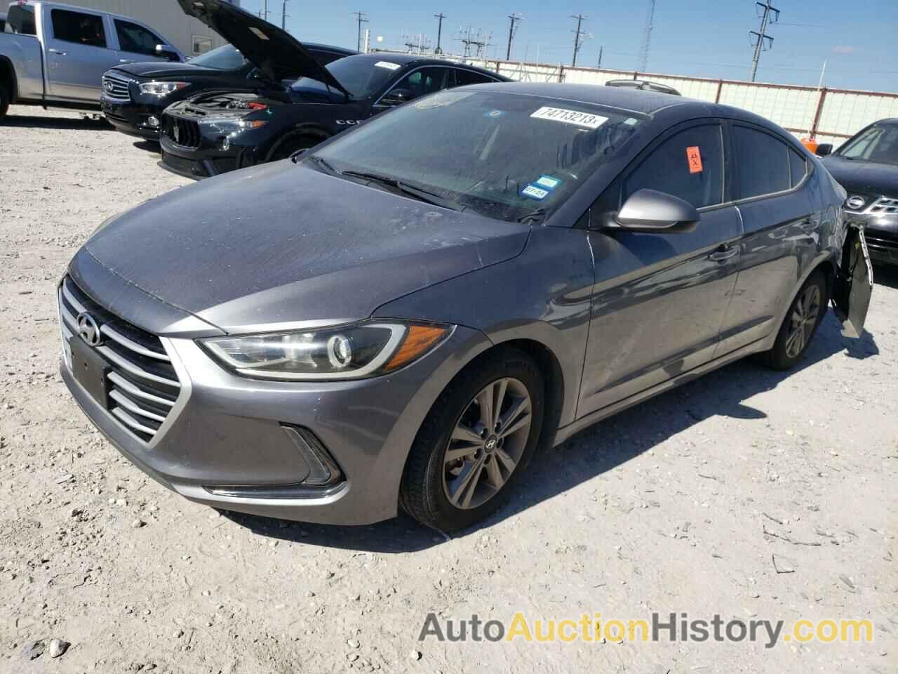 2018 HYUNDAI ELANTRA SEL, 5NPD84LF4JH320394