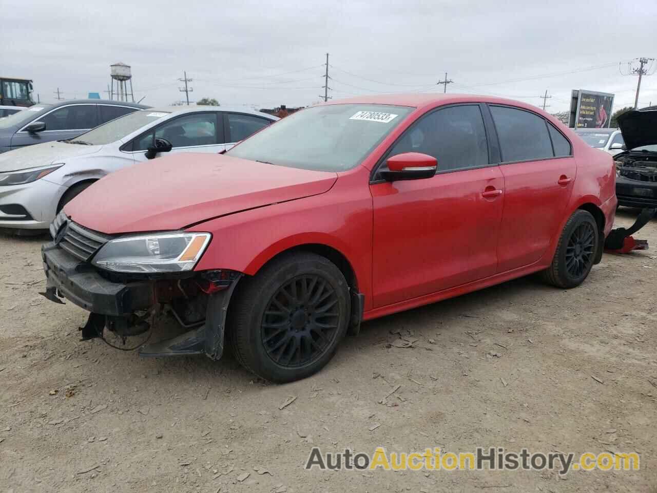 2012 VOLKSWAGEN JETTA SE, 3VWDP7AJ1CM086527