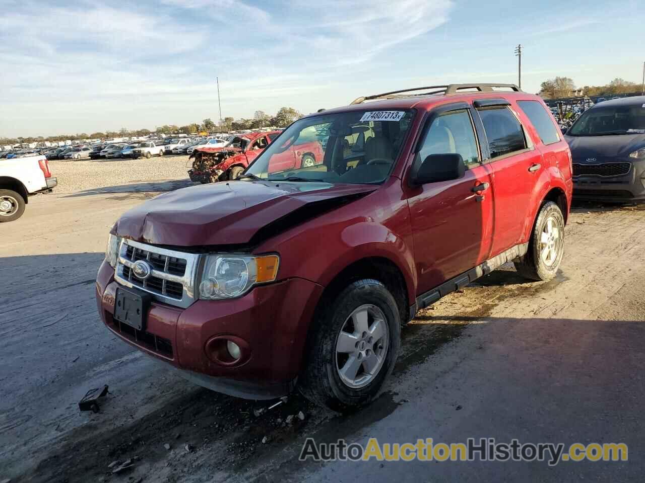 FORD ESCAPE XLT, 1FMCU0D77CKA38550