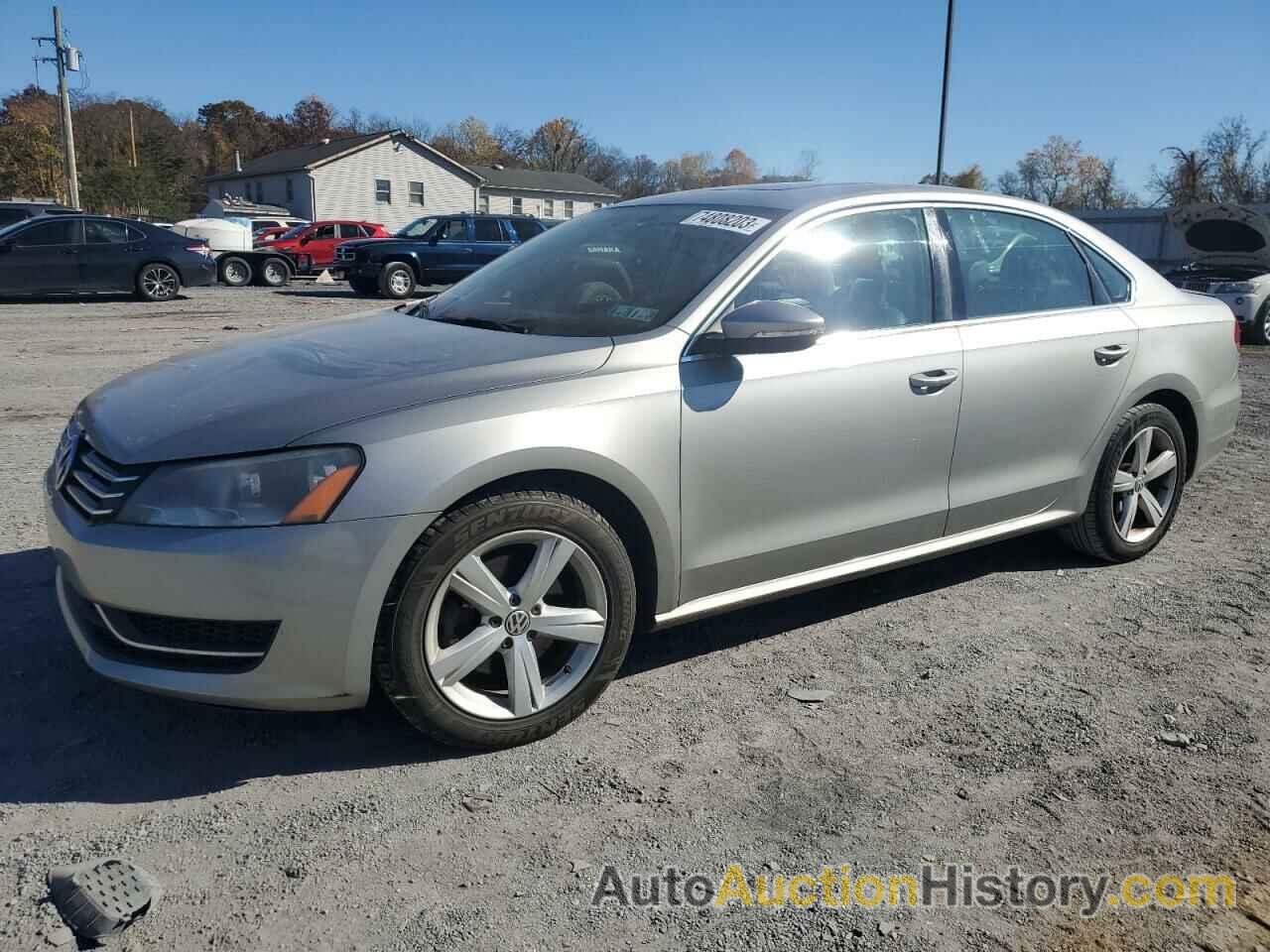 2012 VOLKSWAGEN PASSAT SE, 1VWBP7A38CC084221