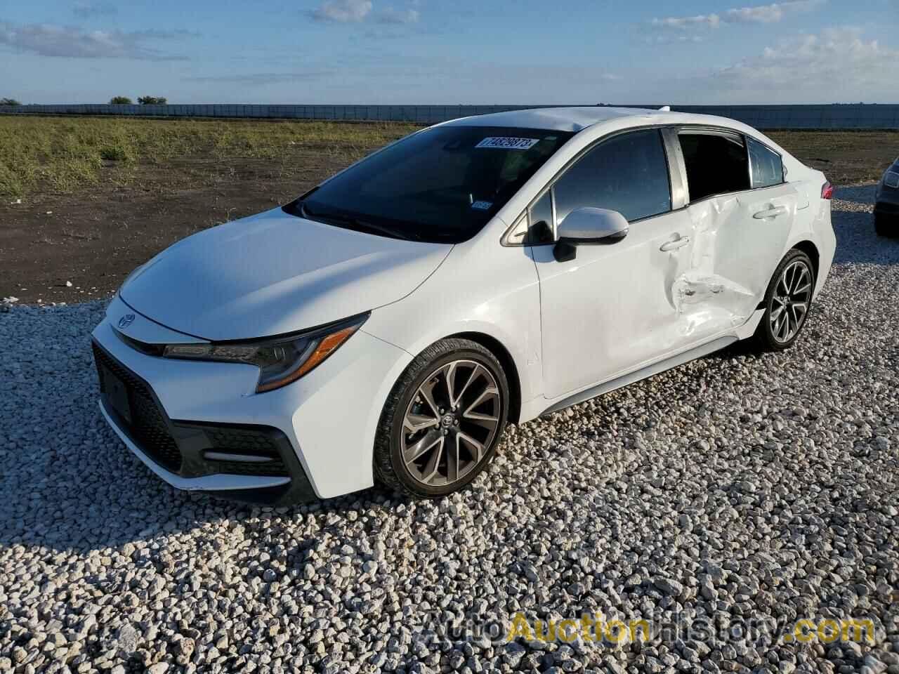 2020 TOYOTA COROLLA SE, 5YFS4RCE7LP049845