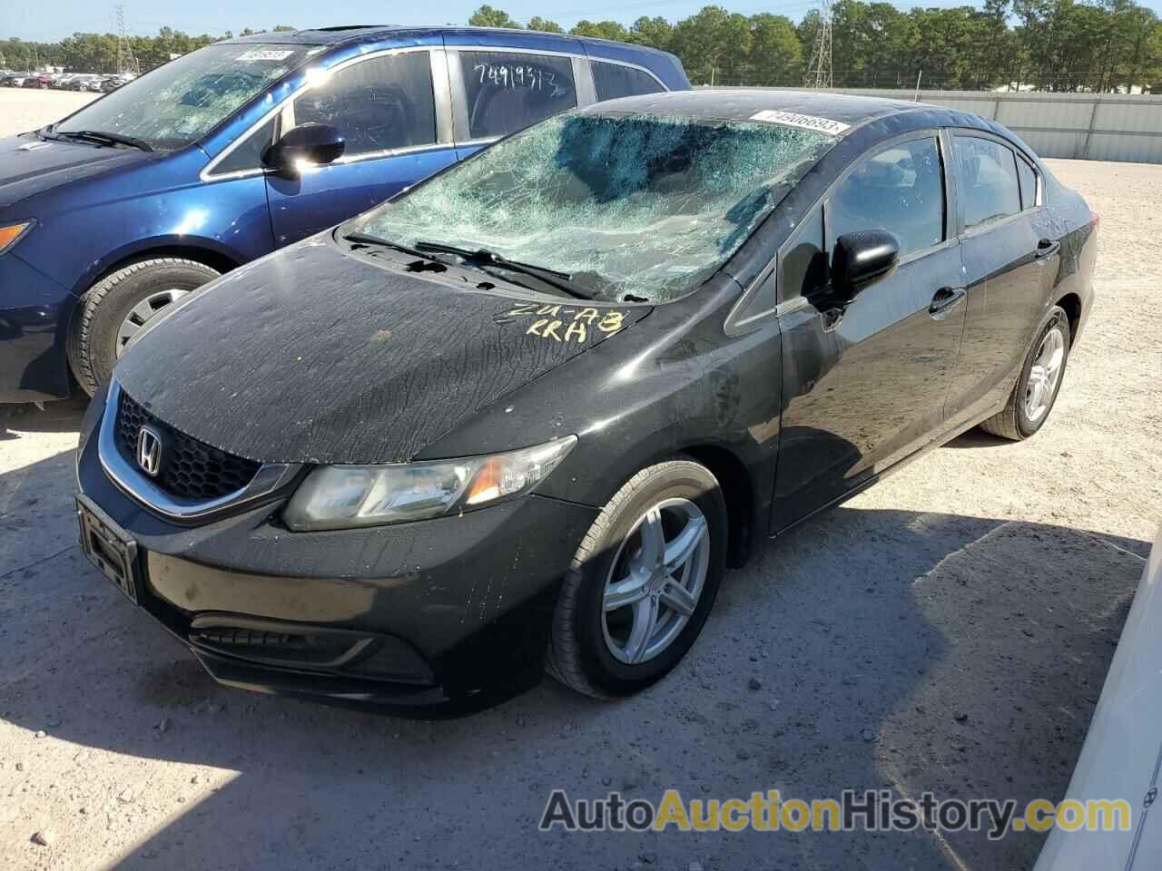 2014 HONDA CIVIC LX, 19XFB2F57EE068376