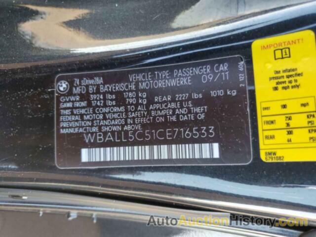 BMW Z4 SDRIVE28I, WBALL5C51CE716533