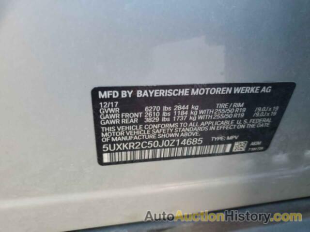 BMW X5 SDRIVE35I, 5UXKR2C50J0Z14685