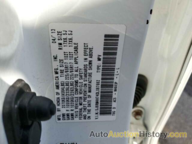 HONDA CRV EXL, 5J6RM4H74DL067882