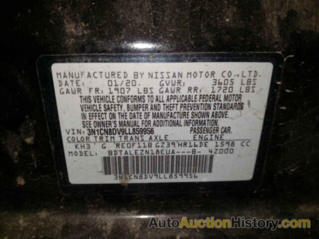 NISSAN VERSA S, 3N1CN8DV9LL859956