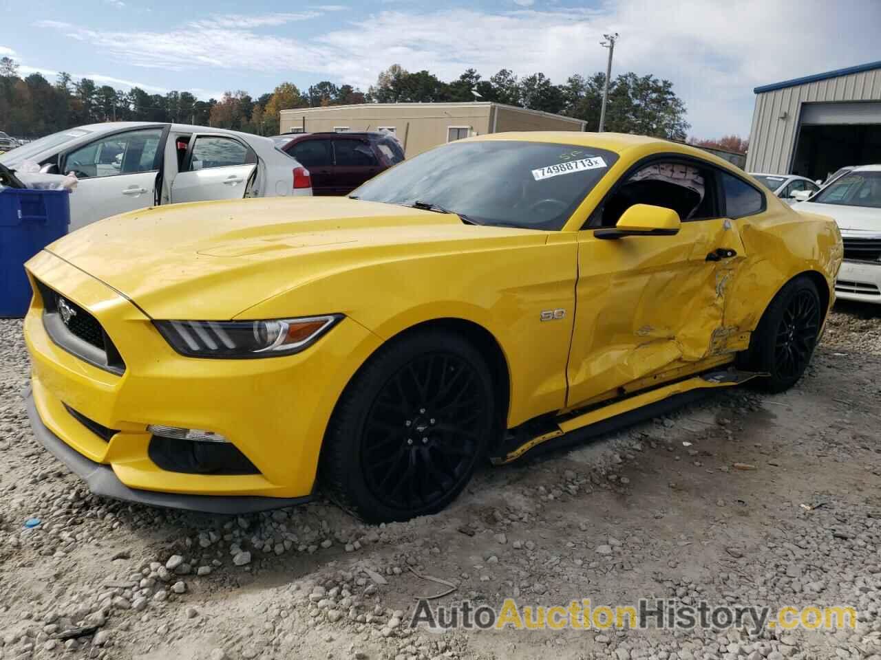 2016 FORD MUSTANG GT, 1FA6P8CF7G5335697