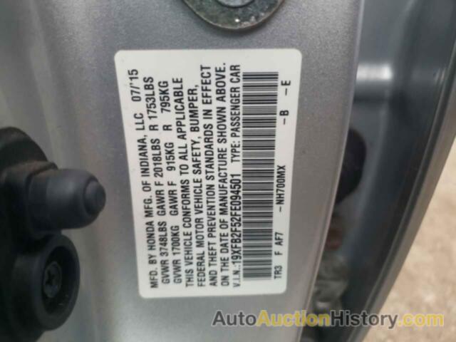 HONDA CIVIC LX, 19XFB2F52FE094501