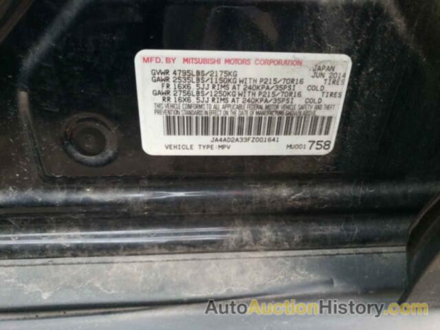 MITSUBISHI OUTLANDER ES, JA4AD2A33FZ001641