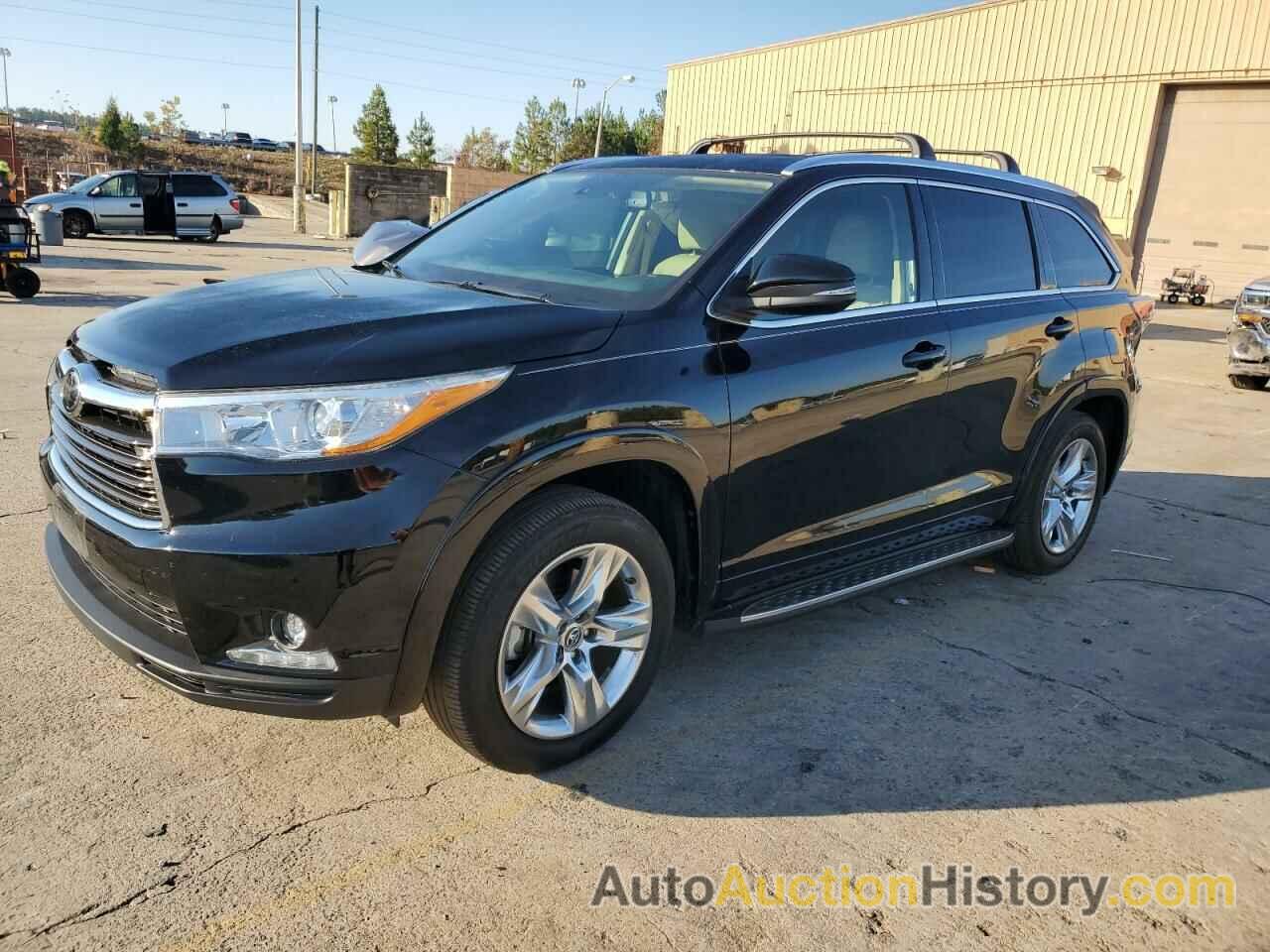 2016 TOYOTA HIGHLANDER LIMITED, 5TDYKRFH8GS128525