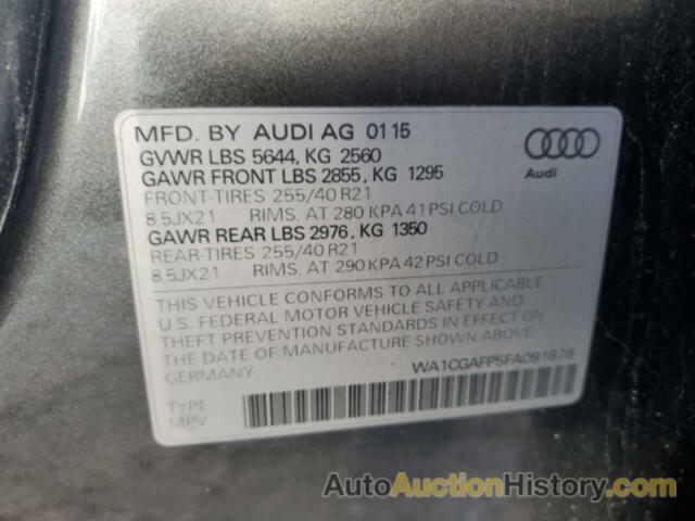 AUDI SQ5 PREMIUM PLUS, WA1CGAFP5FA091878