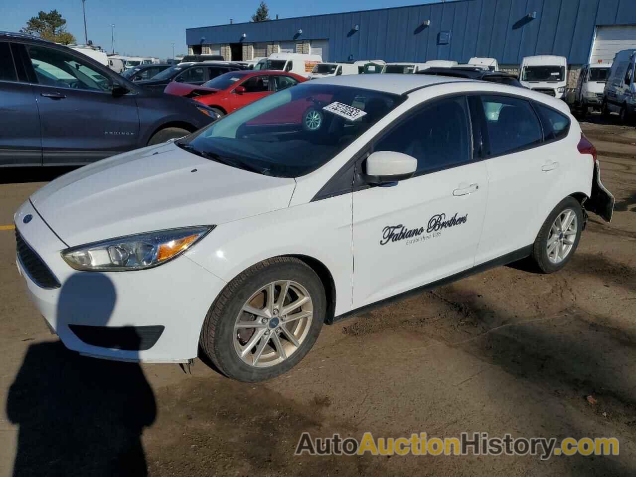 2018 FORD FOCUS SE, 1FADP3K25JL258842