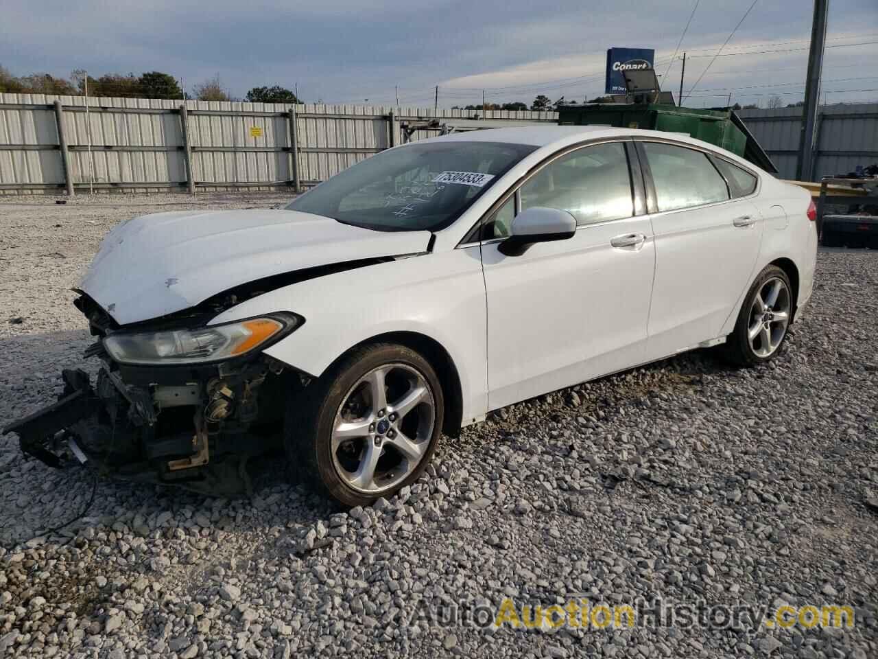 2016 FORD FUSION S, 3FA6P0G7XGR231268