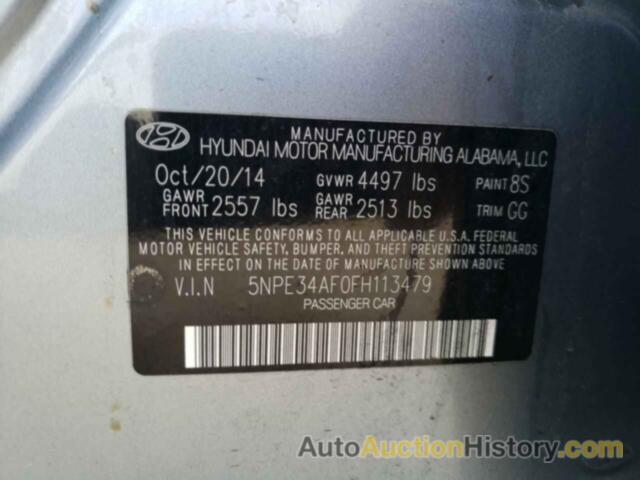 HYUNDAI SONATA SPORT, 5NPE34AF0FH113479