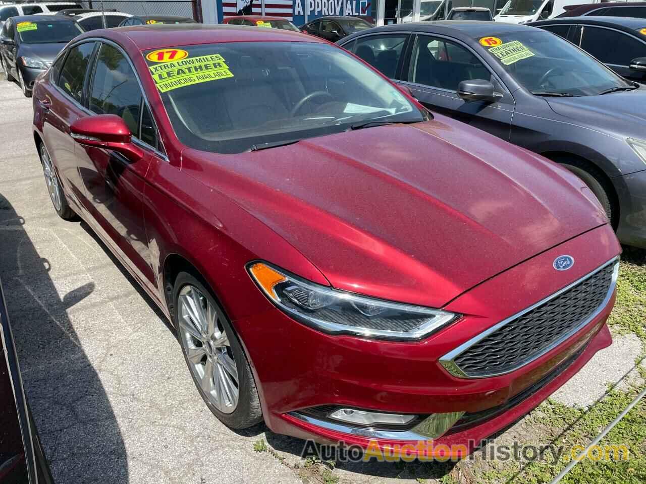 2017 FORD FUSION TITANIUM, 3FA6P0K96HR269719