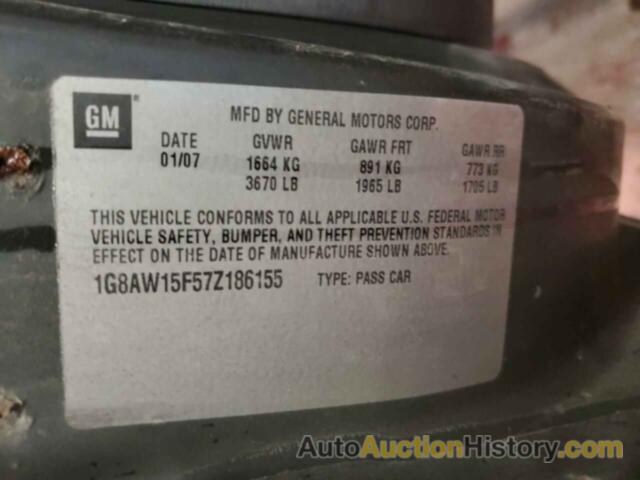 SATURN ION LEVEL 3, 1G8AW15F57Z186155