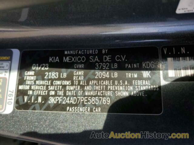 KIA FORTE LX, 3KPF24AD7PE585769