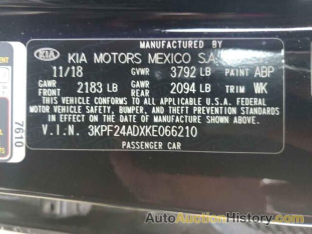 KIA FORTE FE, 3KPF24ADXKE066210