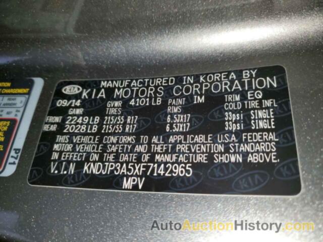 KIA SOUL +, KNDJP3A5XF7142965