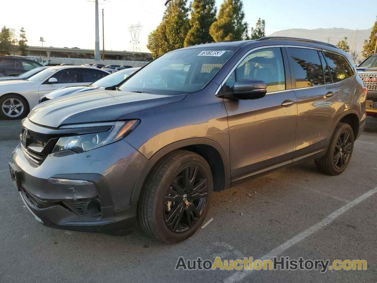 2022 HONDA PILOT SE, 5FNYF6H22NB039112