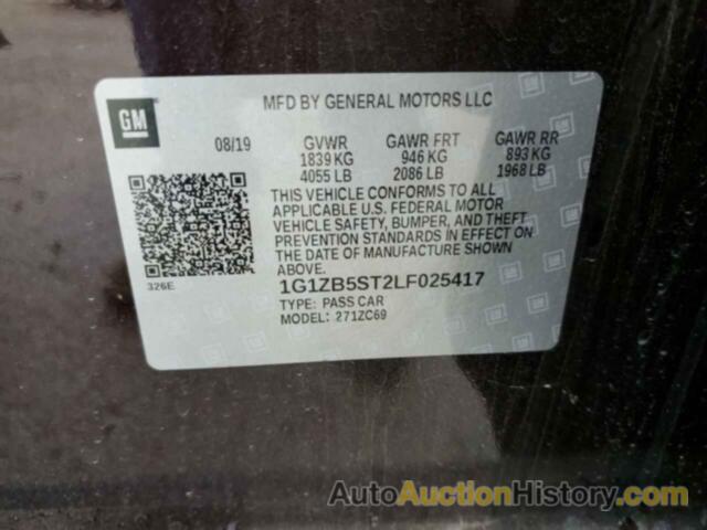 CHEVROLET MALIBU LS, 1G1ZB5ST2LF025417