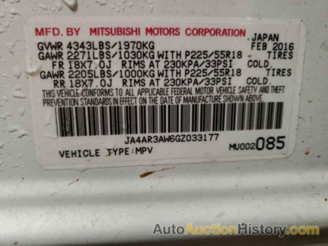 MITSUBISHI OUTLANDER ES, JA4AR3AW6GZ033177