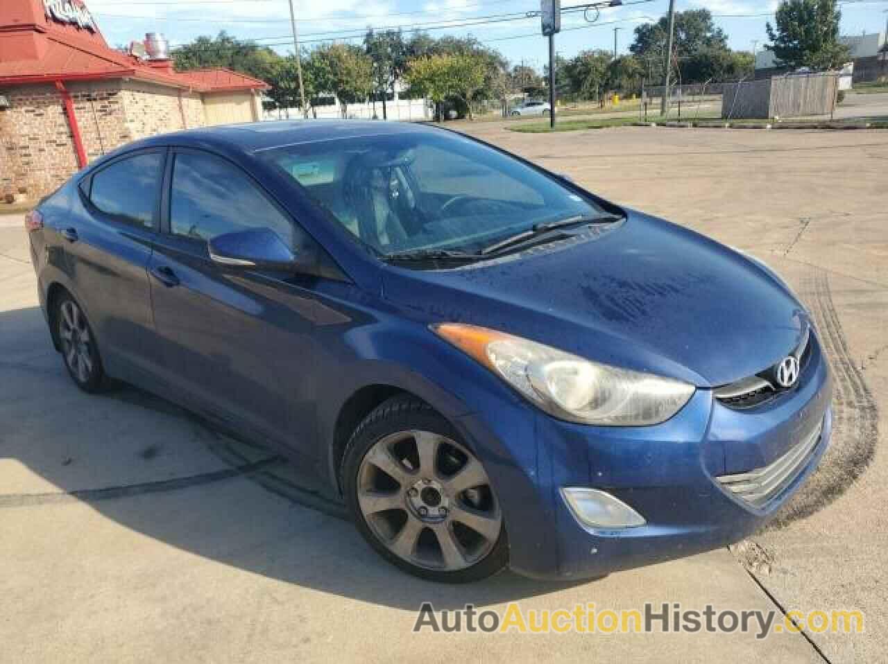 2013 HYUNDAI ELANTRA GLS, KMHDH4AE1DU704424