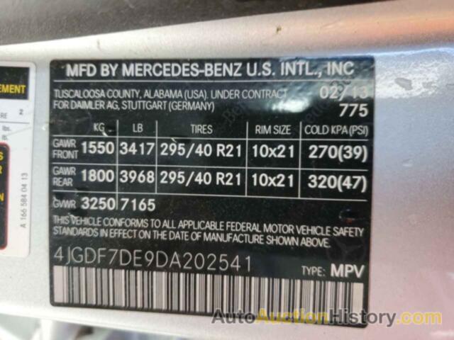 MERCEDES-BENZ GL-CLASS 550 4MATIC, 4JGDF7DE9DA202541