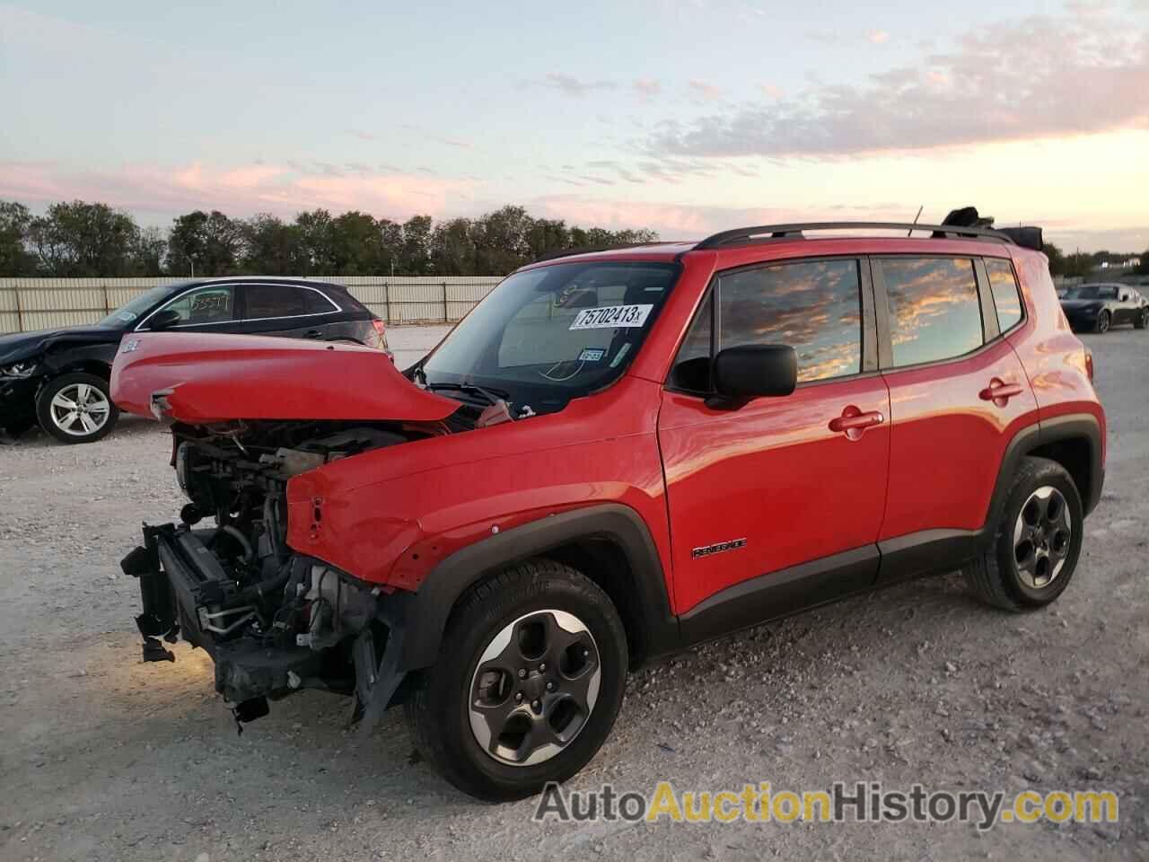 2017 JEEP RENEGADE SPORT, ZACCJAAB8HPF74237