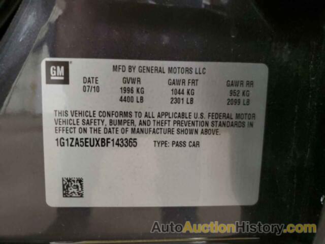 CHEVROLET MALIBU LS, 1G1ZA5EUXBF143365