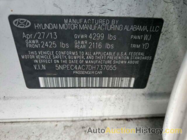 HYUNDAI SONATA SE, 5NPEC4AC7DH737055