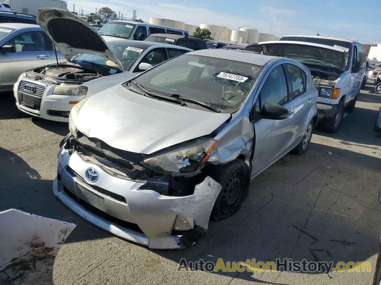 2012 TOYOTA PRIUS, JTDKDTB35C1509781