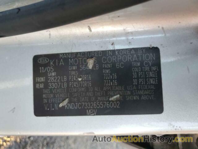 KIA SORENTO EX, KNDJC733265576002